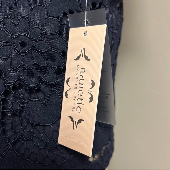 NWT Pretty Nanette Laporte  layered lace top Sz S - Picture 8 of 10